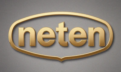 NetEnt Provider-Logo in Gold auf dunklem Hintergrund